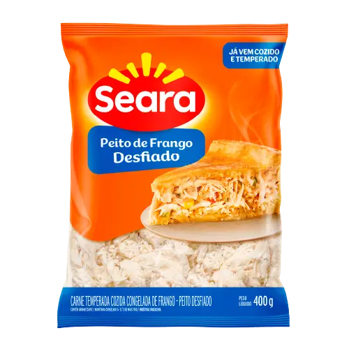 Peito de Frango Desfiado Congelado Ensacolado 400g