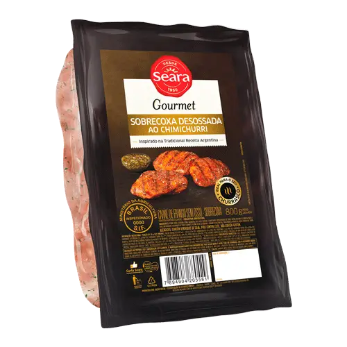 Sobrecoxa com Chimichurri Gourmet Congelada Ensacolada 800g