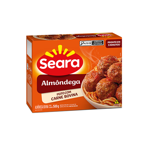 Almôndega Seara 500g Almôndega Seara 500g