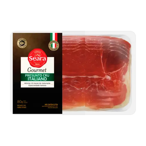 Presunto Cru Italiano Seara Gourmet 80g