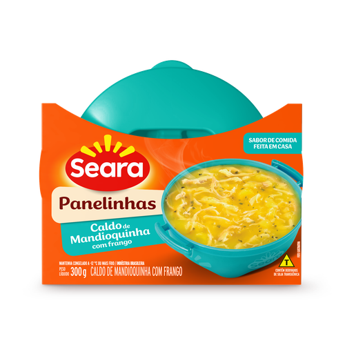 Caldo de Mandioquinha com Frango Seara 300g Seara Panelinhas Caldo de Mandioquinha com Frango 300g