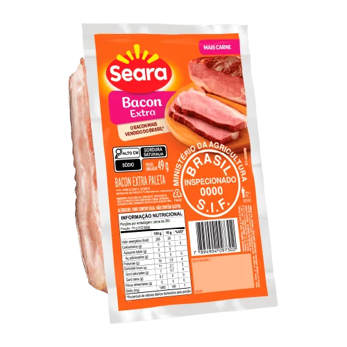 Bacon Extra Paleta Congelada Ensacolada