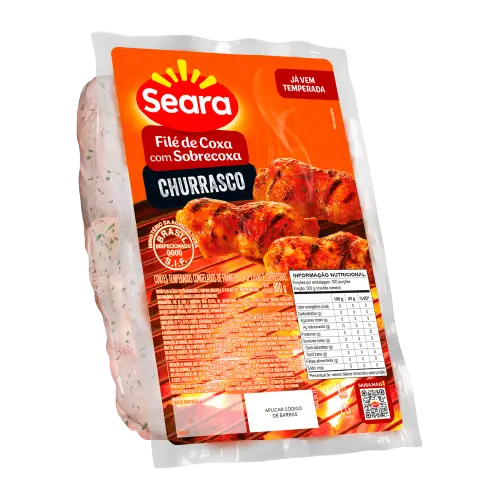 Filé de Coxa e Sobrecoxa Temperado Churrasco Seara