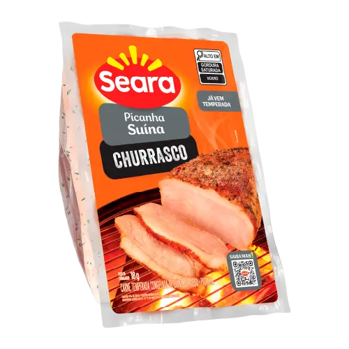 Picanha Suína Temperada Churrasco Seara