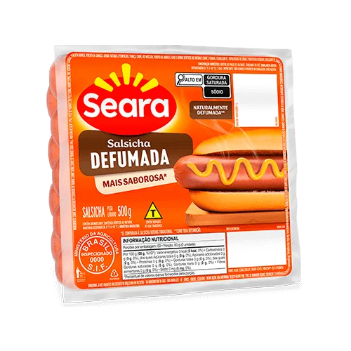 Salsicha Defumada Seara 500g