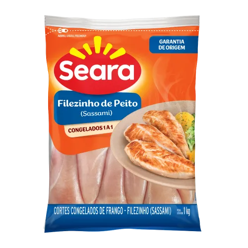 Filezinho de Peito Sassami Congelado Ensacolado