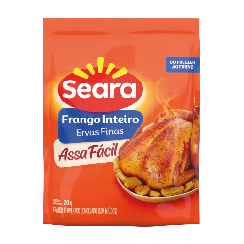 Frango Temperado Inteiro Congelado