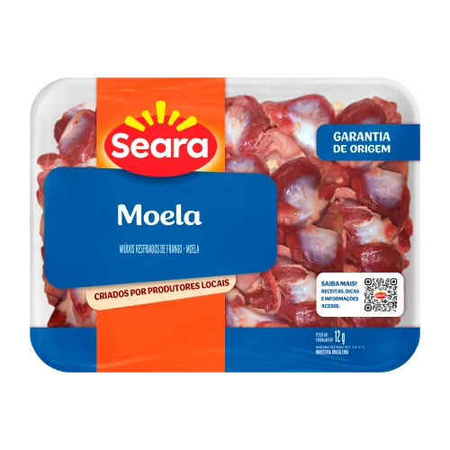 Bandeja com Moela de Frango Resfriada