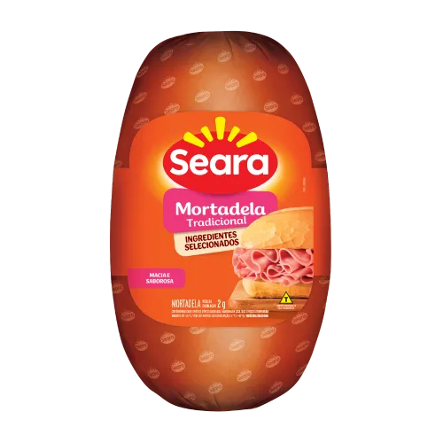 Peça de Mortadela Tradicional Inteira
