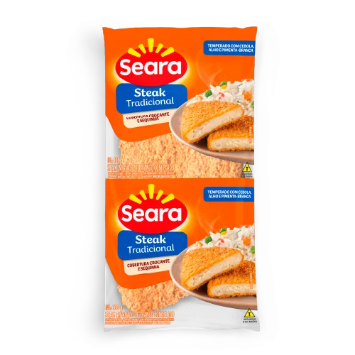Steak Tradicional Congelado Ensacolado 100g