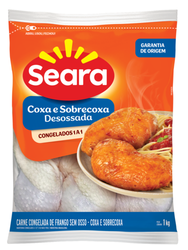 coxa e sobrecoxa de frango desossada