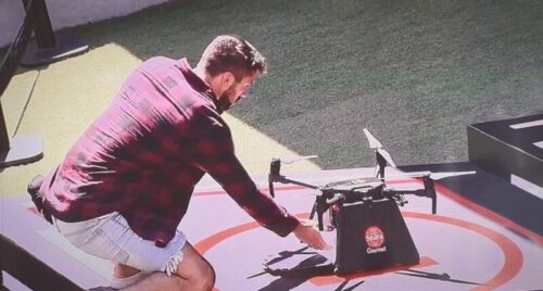 Seara Gourmet ativou ação com drone no BBB21