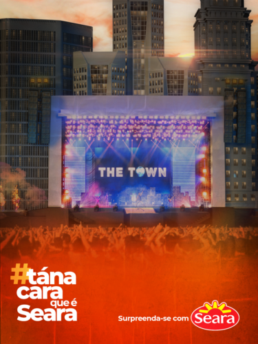 Seara é patrocinadora oficial da primeira edição do festival The Town, dos mesmos criadores do rock in Rio