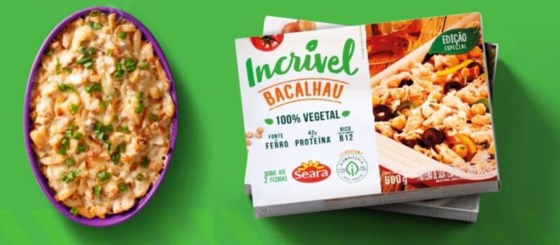 Seara lança “bacalhau” de grão-de-bico