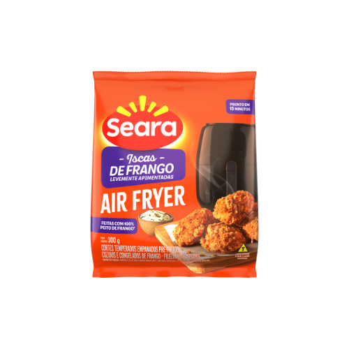 Iscas de Frango Levemente Apimentada Air Fryer 300g iscas de frango levemente apimentada ar fryer