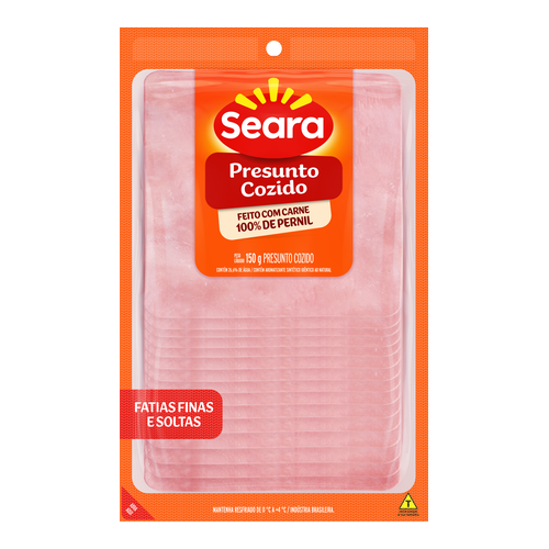 Presunto Fatiado Seara 150g Presunto Fatiado Seara 150g