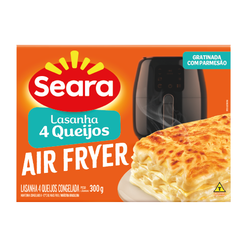 Lasanha 4 Queijos Air Fryer Seara 300g Lasanha 4 Queijos Air Fryer Seara 300g