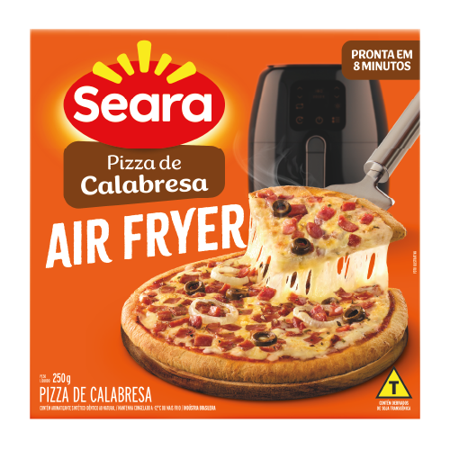 Pizza de Calabresa Air Fryer Seara 250g