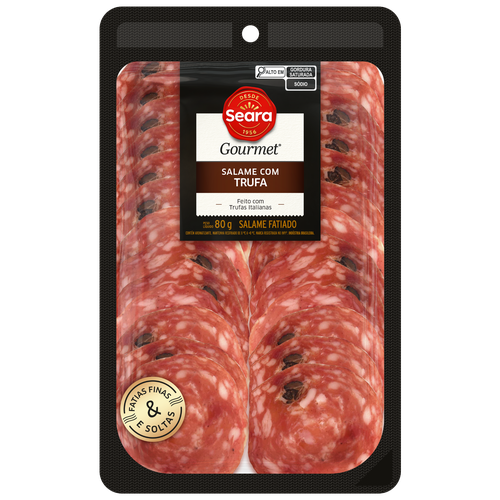 Salame com Trufa Fatiado Seara Gourmet 80g