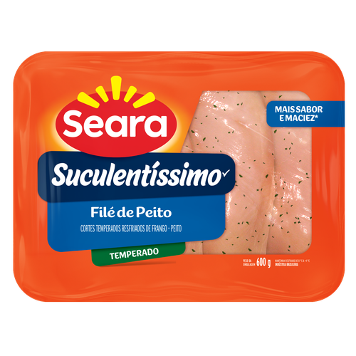 Filé de Peito de Frango Suculentíssimo Seara 600g