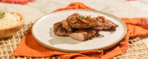 Bife Acebolado de Frango