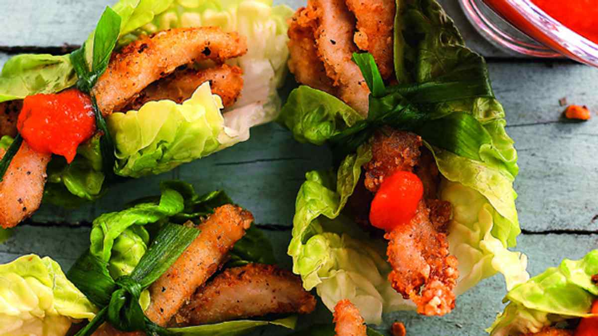 Filé de Frango Crocante na Folha