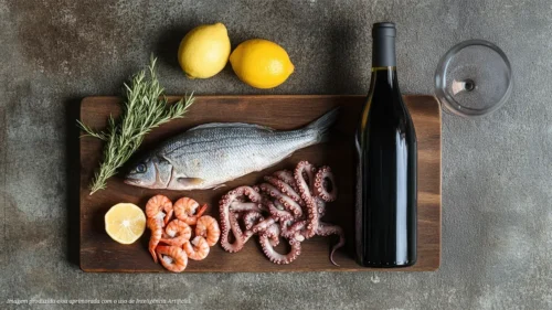 Os tipos de vinho para harmonizar com peixes e frutos do mar