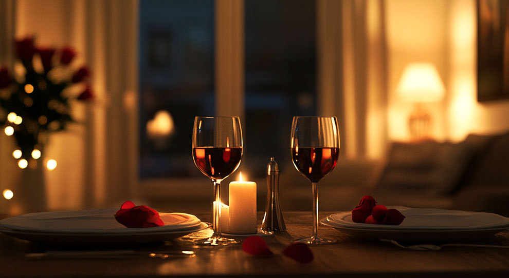 5 Receitas para um jantar romântico que impressionam