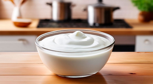 Receita de iogurte caseiro natural
