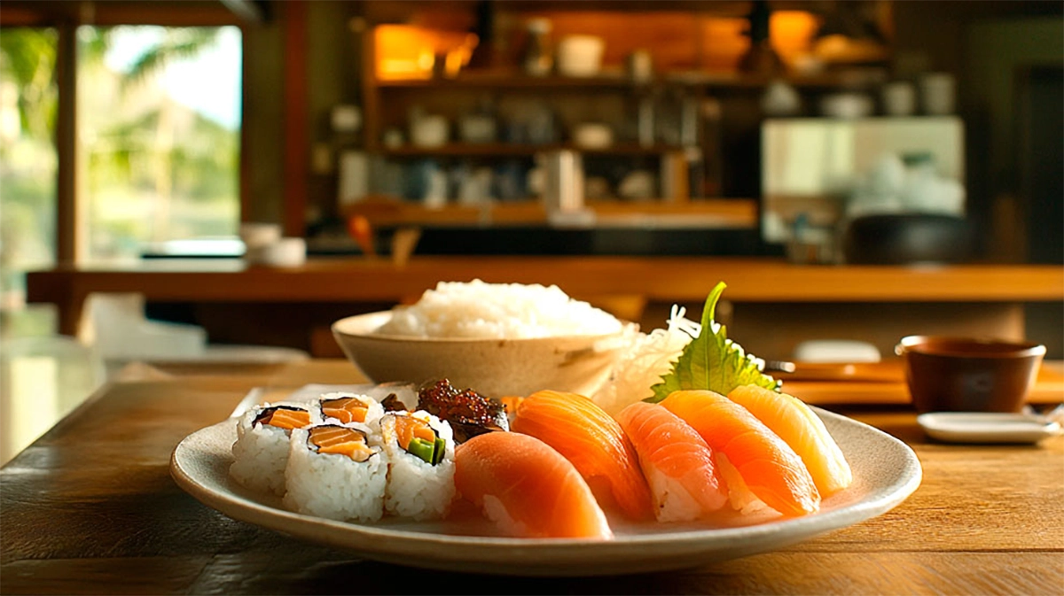 Receita de sushi em casa