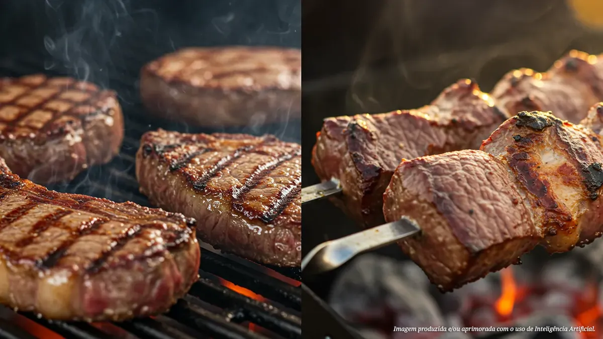 Espeto ou grelha? Aprenda a melhor forma de assar cada tipo de carne
