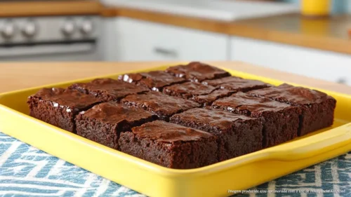 Brownie vegano de batata-doce