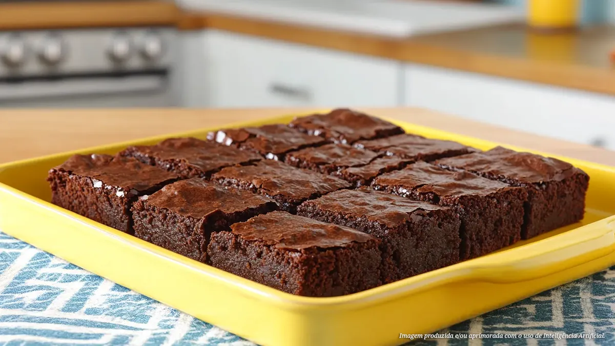 Brownie vegano de batata-doce