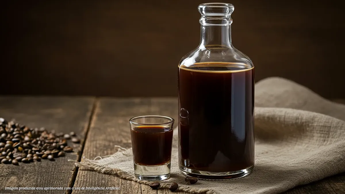 Licor de café caseiro