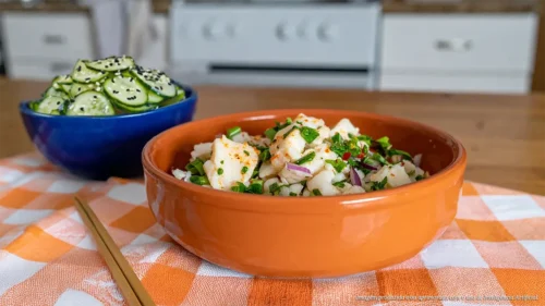 Ceviche de bacalhau