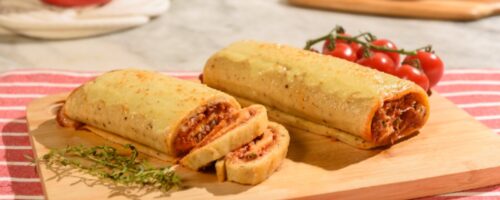 Rocambole Salgado de Calabresa