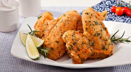 Asas Crocantes de Frango
