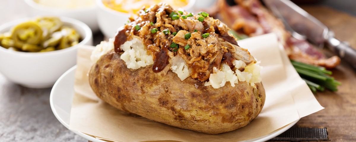 Batata Recheada com Frango