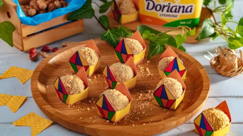 Brigadeiro de pé de moleque