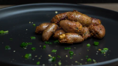 Como temperar coração de galinha?