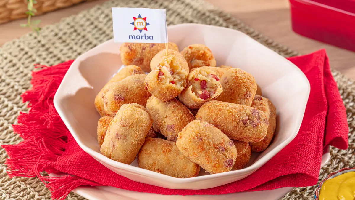 Croquete de Mortadela com Provolone