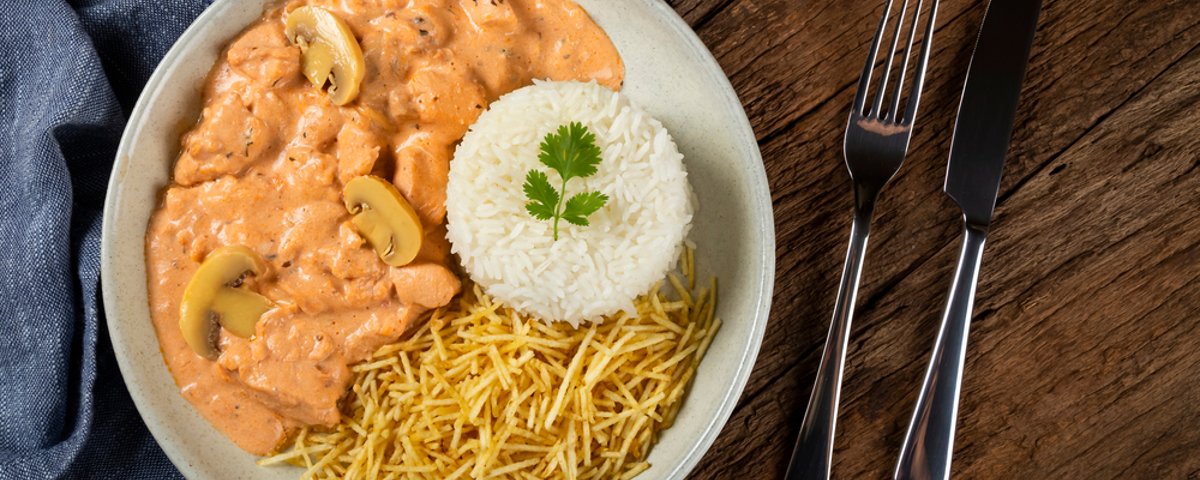 Estrogonofe de Frango