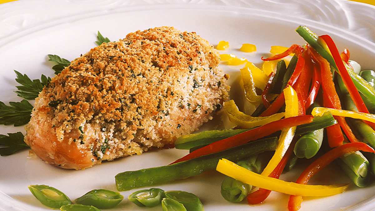 Filé de Frango com Cobertura Crocante