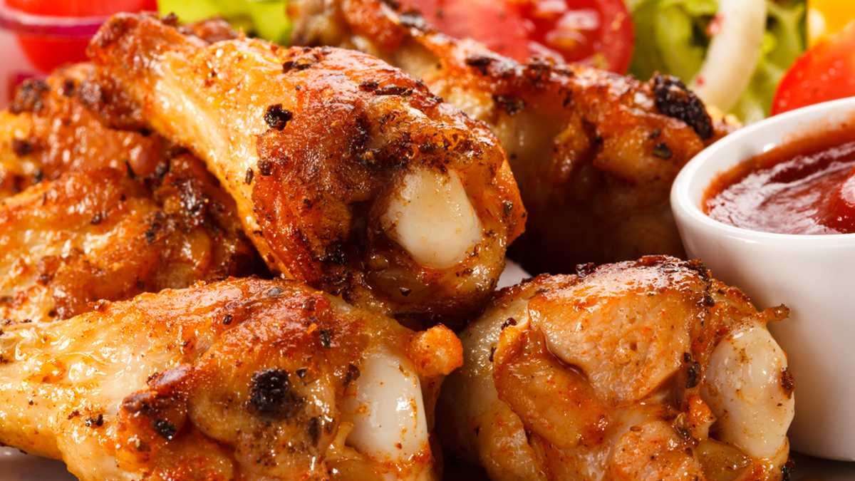 Frango a Passarinho no Forno com Batatas