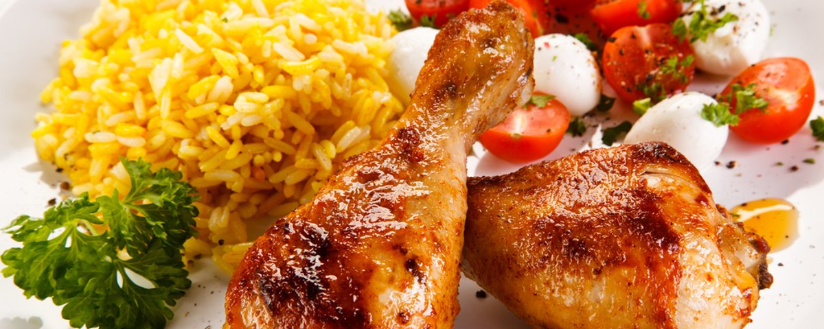 Frango de Padaria com Arroz de Forno