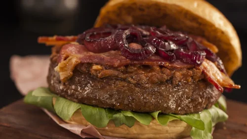 Gran angus burger a bolonhesa