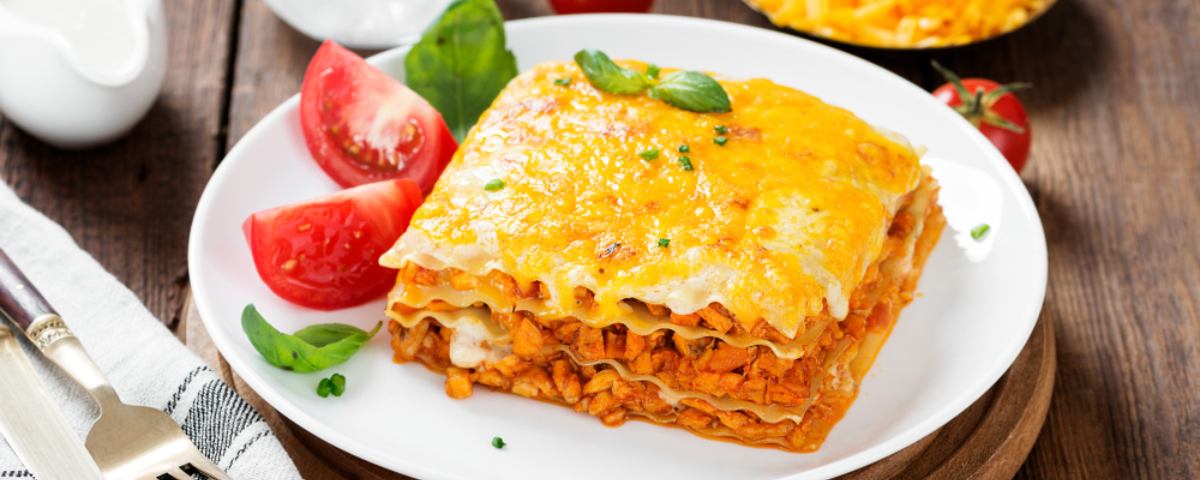 Lasanha de Frango com Legumes