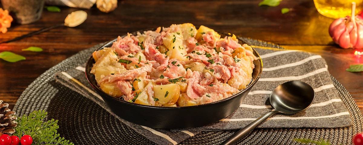 Maionese de Natal com Frango Defumado