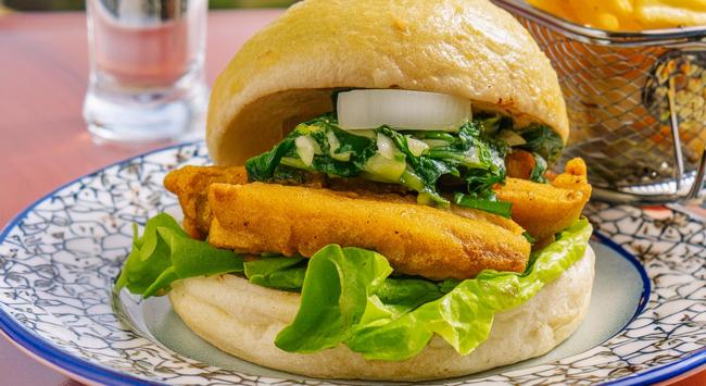 Hambúrguer Vegetal de Filé de Frango Empanado