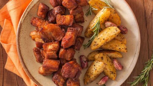 Panceta na airfryer: dicas práticas para deixar a carne crocante